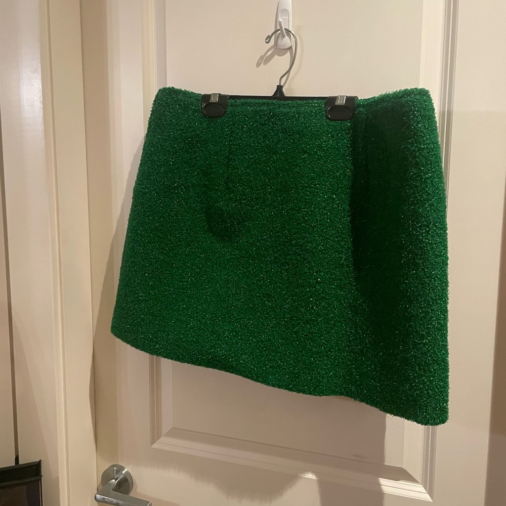 Delia’s Dolls Kill Green Grass flower Daisy Skirt - Picture 5 of 9